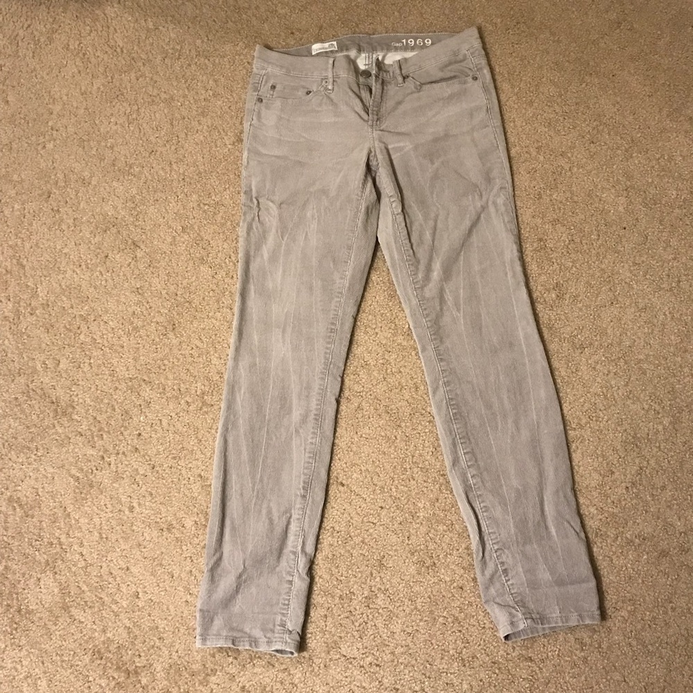 Gap Gray Corduroy Pants